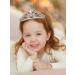 SWEETV Girls Princess Tiara Comb - Multicolored Crystal Crown for Flower Girls - Birthday Party, Wedding, Prom Dressup Accessory - Buy Online on GoSupps.com