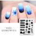 KADS Nail Art Stamping Plates Set Image Template Stencils Pattern with Stamping Plates Holder Case Organizer (GE016) - Buy Online on GoSupps.com