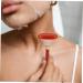 NOLITOY Agate Scraping Board - Facial Massager & Eye Roller Tool Set for Relaxation | 1pc Red 12x7cm - Buy Online on GoSupps.com