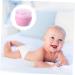 SECFOU Baby Powder Bath Set - Infant Sponge & Makeup for Kids - Talcum Powder Container - Pink Body Puff Kit - 2 Sets - Buy Online on GoSupps.com