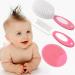 Baby Hair Brush & Comb Set for Newborns & Toddlers - Soft Bristles, Ideal for Cradle Cap - Perfect Baby Registry Gift (Pink) - Buy Online on GoSupps.com