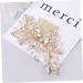 Didiseaon Rhinestone Hairpin Bridal Hair Clip Pearl Hair Clip Wedding Hair Clip Wedding Hair Comb Rhinestone for Hair Rhinestone Side Comb Hair Teasing Comb Bride Dress Hair up - Buy Online on GoSupps.com