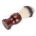Men's Shaving Brush with Wooden Handle - Portable Beard Brush for Barber Home & Travel - Buy Online on GoSupps.com