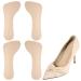 2 Pairs High Heel Inserts for Women Invisible Adhesive Cushion Insoles Arch Support Non-Slip Slim Inserts Liners 3/4 Comfort Insoles Shoe Pads for Sandals Flats Pump Dress Shoes Boots (Beige)