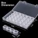 Quefe 168 Slots Diamond Painting Storage Containers - 6pcs 28 Grids Clear Boxes for Bead Organizers and Diamond Art Embroidery - Includes Label Stickers - Buy Online on GoSupps.com