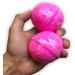 Beaver Bombs Pink Bath Balls - Funny Gags for Friends | Stocking Stuffers for Men | XL Bath Fizzers for Adults - Buy Online on GoSupps.com