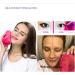 Dajidafu 10 Pieces Face Cleaning Cloth Reusable Washable Replacement Solid Color Hanging Girls Makeup Cosmetic Remover Pad Rose Red - Buy Online on GoSupps.com