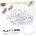 100 Coupelles pour Pigment Maquillage Anneaux Support Extensions de Cils R glables Blanc Professionnels pour Salons Beaut Usage Esth tique - Buy Online on GoSupps.com