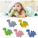WOWOWO Dinosaur Baby Teether Necklace | BPA Free Silicone Chew Accessories for Safe Teething | International Shipping Available - Buy Online on GoSupps.com