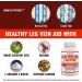 Blood Circulation & Vein Support Supplement - 90 Caps - Spider & Varicose Veins Relief - Niacin, Ginger & Cayenne Pepper - Vessel & Heart Health Support - Buy Online on GoSupps.com