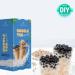 Bubble Tea Kit - Boba Tea Kit With Tapioca Pearls Milk Tea Powder Glass Cup Metal Straw | 3 Servings Bubble Tea Gift Set For Kids Women Boba Pearls Bubble Tea Set Bubble Tea Selection Box - Buy Online on GoSupps.com