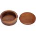 Wooden Shaving Brush Bowl - Non-Stick Soap Dish for Men | Portable Cleaning Tool for Perfect Shaves - Buy Online on GoSupps.com