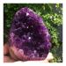 Jukuckv Spiritual support natural amethyst cluster mineral rehearsals Cristal Yellow Amas Depierres de Gu rison Decoration de Maison Artisanate Ornement (Color: Purple Size: 900-1000G) 900-1000G Purple