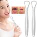 Buy Tongue Scraper & Cleaner - Stainless Steel Fresh Breath in Seconds | 2-Piece Set for Adults - Buy Online on GoSupps.com