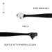 MOON Soft Bristle Toothbrushes - White and Black Sleek Design (2 Pack) - Buy Online on GoSupps.com