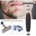Stainless Steel Beard Shaping Template & Razor Mustache Shaving Set - International Shipping Available - Buy Online on GoSupps.com