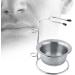 Anggrek 2-in-1 Shaving Bowl & Stand Kit | Stainless Steel Razor Holder & Soap Cup for Men Premium Shaving Tools - Buy Online on GoSupps.com
