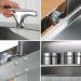 9L Stainless Steel Chafing Dish Set Buffet Silver Catering Warmer Set Rectangle Chafing Dish Set for Buffet Catering Kitchen Party(Color:Single Grid) - Buy Online on GoSupps.com