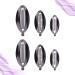 Solustre 6-Piece Banana Hair Cap Clip Set | Slide-Resistant Hair Accessories for Women & Girls - Black - Buy Online on GoSupps.com