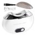 Automatic Electric Nail Clipper - Electric Nail File Nail Scraps Storage Clipper Rechargeable LCD Digital Display Clipper Light & 3 Speeds for Children Seniors White