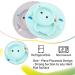 Baby Silicone Plate - Toddler Suction Mini Plate Placemat for Self Feeding - BPA Free - Gray - Buy Online on GoSupps.com