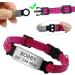Didog Reflective Cat Neck Strap with Stainless Steel ID Shield - No Noise Adjustable Engraving for Kittens Cats & Small Dogs - Black XXS (14-20cm) - Buy Online on GoSupps.com