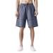 CEWIFO Wide men Pants Men Light Loose 3/4 Shorts Cordely Track Elastic Waist wide leg casual beach yoga pants men's clothing hiking shorts men cotton A2-gray 5xl