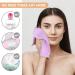 KinHwa Microfibre Flannel Face Cloth Set - 6 Pack Quick Dry Baby Wash & Makeup Remover Cloths - Soft Skin Care Cleansing Towels - 20x20cm - Grey, White, Pink, Purple - 6 Count - Buy Online on GoSupps.com