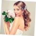DOITOOL Rhinestone Headband Hair Comb Floral Rhinestone Hair Pin Wedding Bride Hair Accessories - Buy Online on GoSupps.com