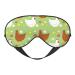 Happy Chicken Family Sleep Mask Double-Sided Eye Mask Soft Adjustable Sleeping Eye Covers for Sleeping Perfect Shading Reduce Eye Edema