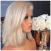 Lace Front Wig Bresilienne - 12 Inch Blonde Straight Bob Wig | Silky Brazilian Remy Hair for Black Women - Buy Online on GoSupps.com
