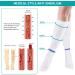 T.E.D. Anti Embolism Stockings 15-20 mmHg Compression | Women Men | Knee High White Stockings with Inspect Toe Hole - Buy Online on GoSupps.com