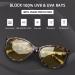 TJUTR Women's Polarized Night-Vision Glasses | Reduce Glare & UV Protection | White Tortoise Frame/Yellow Lens - Buy Online on GoSupps.com
