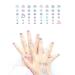 Fanoshon Unicorn 3D Nail Art Stickers - Self-Adhesive Decals for Kids - 270+ Cute Designs for Princess Manicure - Birthday Party Supplies - Buy Online on GoSupps.com