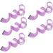 Clip Hair Curly Wig Colorful Hair Extension for Women for Prom Party (Purple) - Buy Online on GoSupps.com