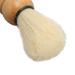 Shaving Brush with Wooden Handle | Professional Mini Barber Brush for Men's Grooming | Soft Bristles for Perfect Shave - Buy Online on GoSupps.com