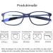 DOOViC Blue Light Filter Computer Reading Glasses for Unisex TR259-C | 9 Colors | Matt Blue 1.25x - Shop Now! - Buy Online on GoSupps.com