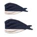 Microfiber hair drying towels with a cute fish motif for mother and daughter dark blue fish very absorbent hair towel towel for women and girls to dry the hair faster