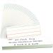 Dry Erase Sentence Strips (50 pcs) - Reusable Wipe Away & Perfect for Classrooms - 8x3 Pocket Board Accessory - Buy Online on GoSupps.com