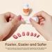 Modelones Nail Glue for Tips (10ml) - Extra Strong Brush-On Adhesive for Artificial Nails Acrylics Nail Art & Rhinestones - Acid-Free Formula - Buy Online on GoSupps.com