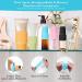 Aucuu 12 PCS Elastic Silicone Toiletry Bottle Sleeves for Travel - Leak Proof & Reusable Covers for Shampoo, Body Wash - Multicolor - 3.2 x 1.5 x 0.8 in - Buy Online on GoSupps.com