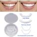 BrightView False Teeth Veneers - 2 Pairs Cosmetic Tooth Covers | Temporary Dentures & Artificial Teeth for Men & Women - White Prosthesis with Storage Box - Buy Online on GoSupps.com