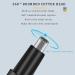 USB Rechargeable Nose Hair Trimmer for Men - Professional Pain-Free Ear & Nose Hair Removal with Waterproof Dual Edge Blades - Blue - Buy Online on GoSupps.com