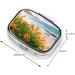 Flowers at The Beach Small Pill Box - 2 Compartment Travel Organizer for Purse & Pocket Gifts - Buy Online on GoSupps.com