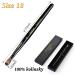 Yasterd 100% Kolinsky Acrylic Nail Brush - Size 18 Oval Crimped Shaped - Professional Manicure Tool with Black Wood Handle - Buy Online on GoSupps.com