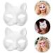 Magiclulu Cat Masks for Painting | 9 DIY White Derian Half Masks - Perfect for Kids' Cosplay Masquerades & Easter Party Gifts - Buy Online on GoSupps.com