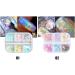 6 Colors Opal Fire Powder Set | Holographic Glitter for Manicure | Winter Nail Sequins - Buy Online on GoSupps.com
