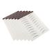 FOYTOKI 6pcs Eyebrow Stickers Brown Fake Eyebrows Makeup Eyebrow Transfer Black Eyebrow Water Transfer Paper 5.8X1X0.1CM Brown