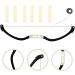 Hemoton 1 Set Arch Embroidery Eyebrow Ruler Eyebrow Ruler Tool Eyebrow Positioning Ruler Portable Pull Wire - Buy Online on GoSupps.com