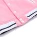 Famuka Baby Jacket Kids Baseball Suit Coat 6-9 Months - Pink - Buy Online on GoSupps.com